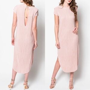Sabina Musayev Blush Midi Dress NWT